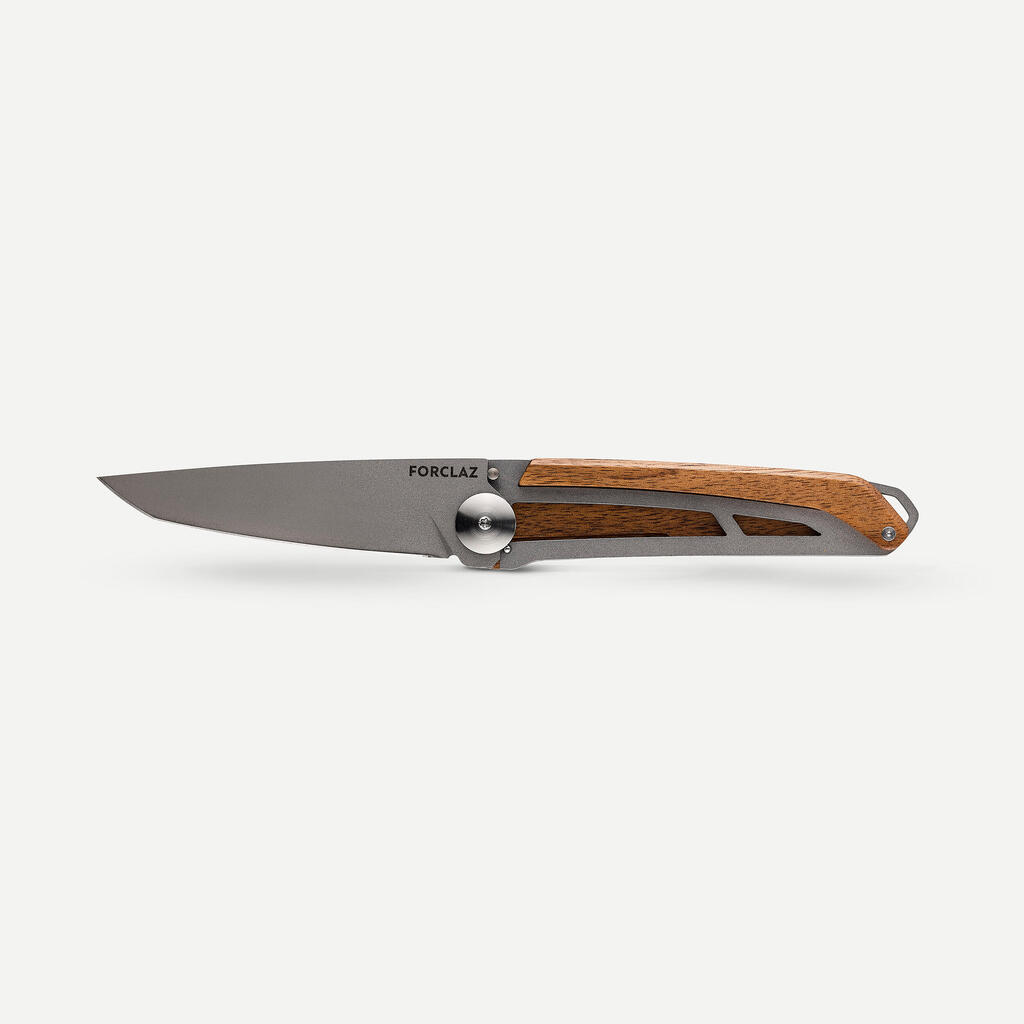 Folding knife with wooden handle MT500